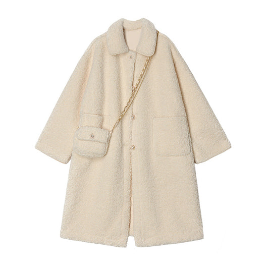 Cappotto bianco Teddy