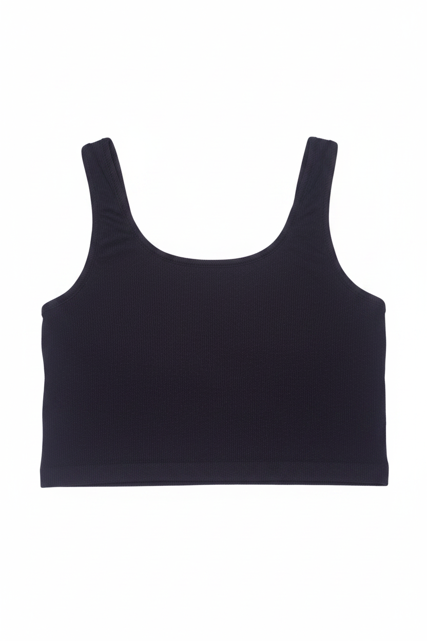 Top de tirantes cortos para dama, talla L