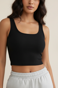 Top de tirantes cortos para dama, talla L