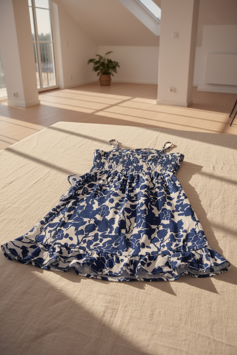 Vestido de tirantes con estampado floral,talla M
